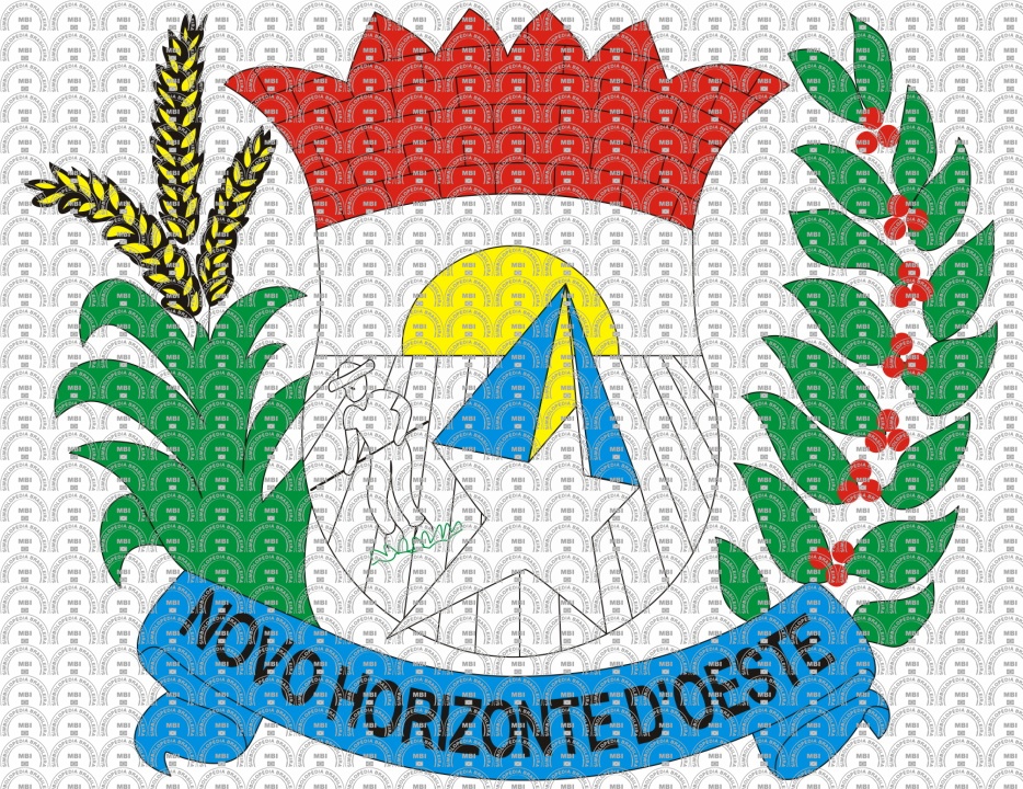 Brasão e Bandeira do Município de Novo Horizonte do Oeste/RO